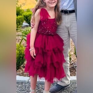 Tutu du Monde red dress size 8-9